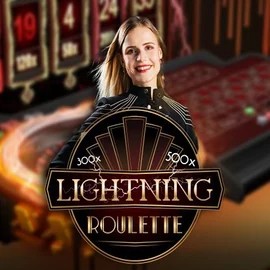 Official Live Casino logo: Lightning Roulette by Evolution at Hitnspin Casino