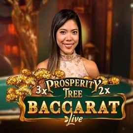 Prosperity Tree Baccarat slot logo by Evolution at Hitnspin Casino