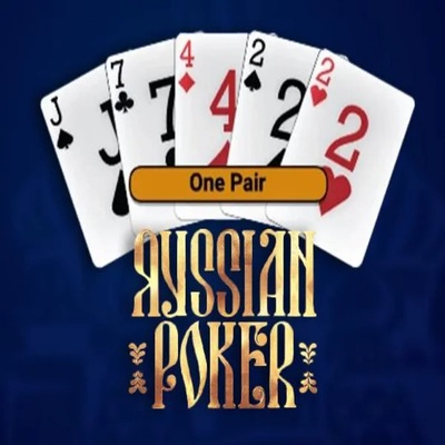 Russian Poker logo by OneTouch Games at Hitnspin Casino